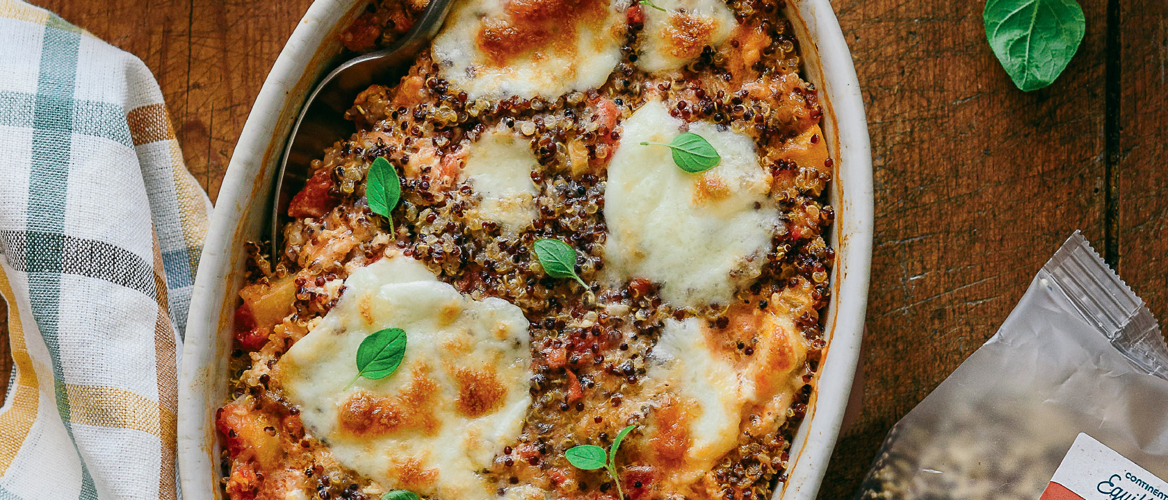 gratinado de quinoa