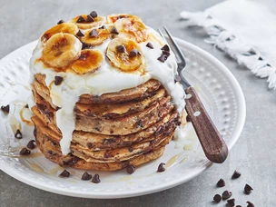 Panquecas de Banana e Chocolate
