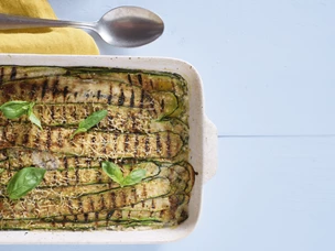 Gratinado de Courgette e 3 Queijos