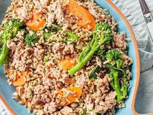 Salada de Quinoa e atum